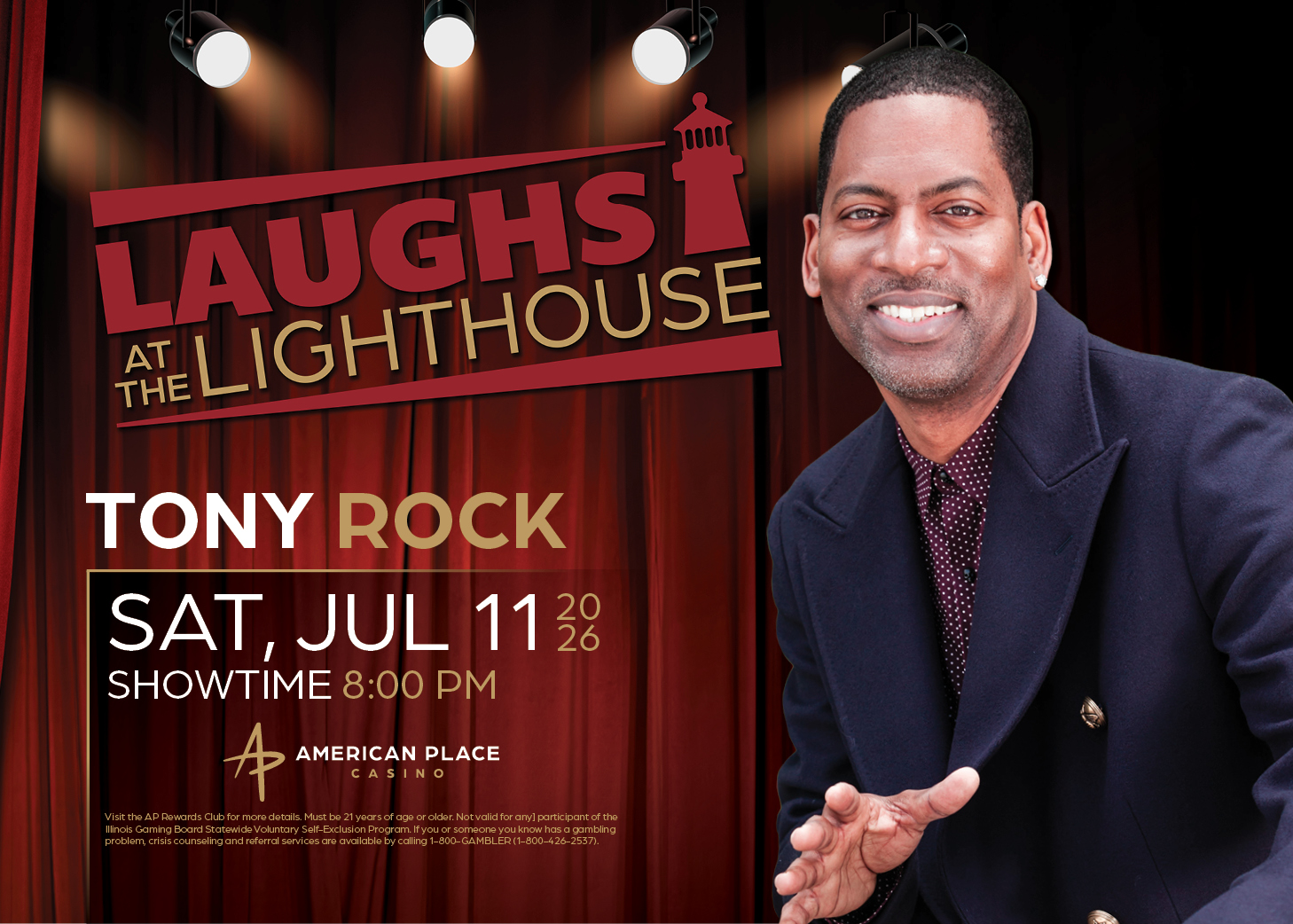 Tony Rock Live at American Place Casino